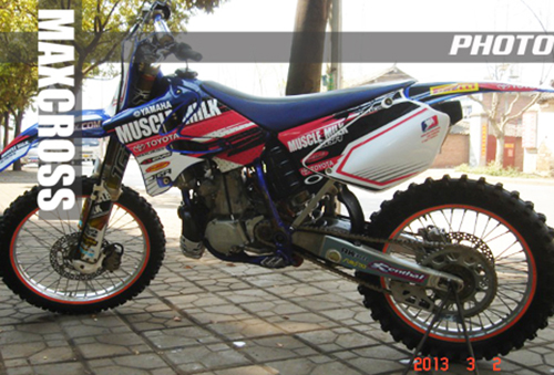 YAMAHA YZ125 YZ250 2002-2014 MUSCLE MILK STYLE